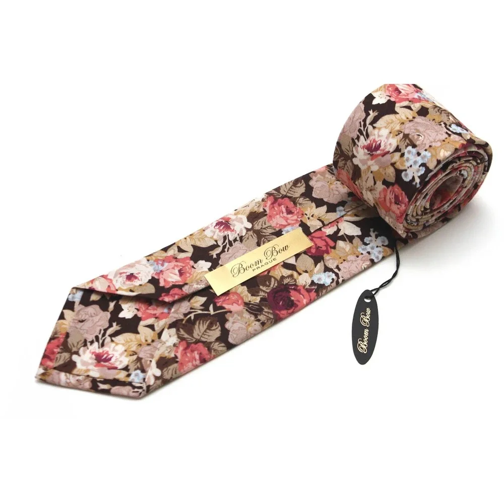 Floral cotton Men's Necktie Skinny 3 W‎ 58L